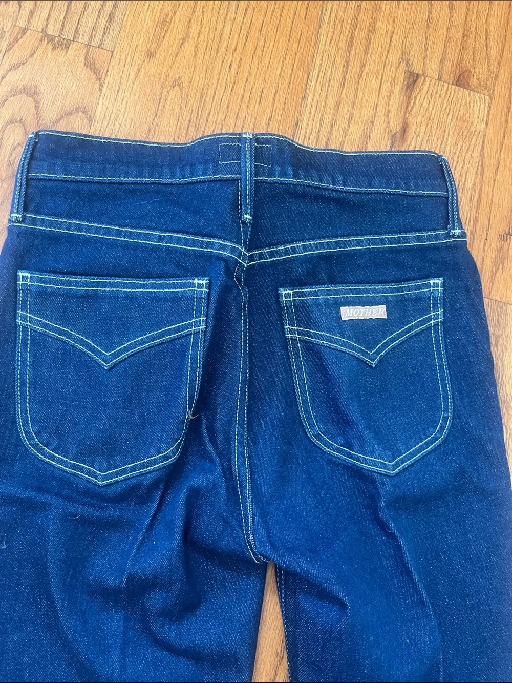 MOTHER Dark Blue Flare Jeans